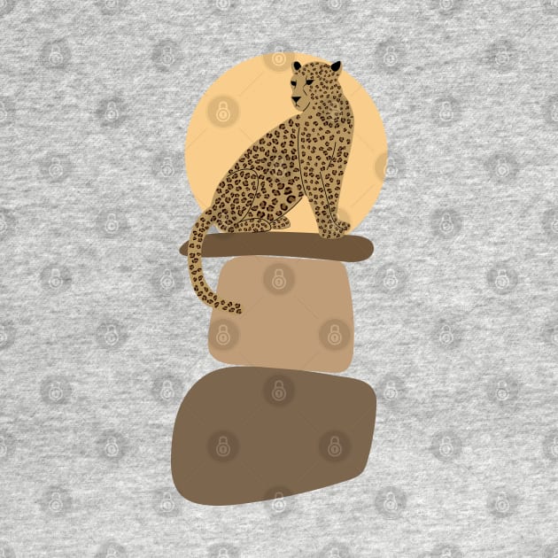 Leopard on the rocks by grafart